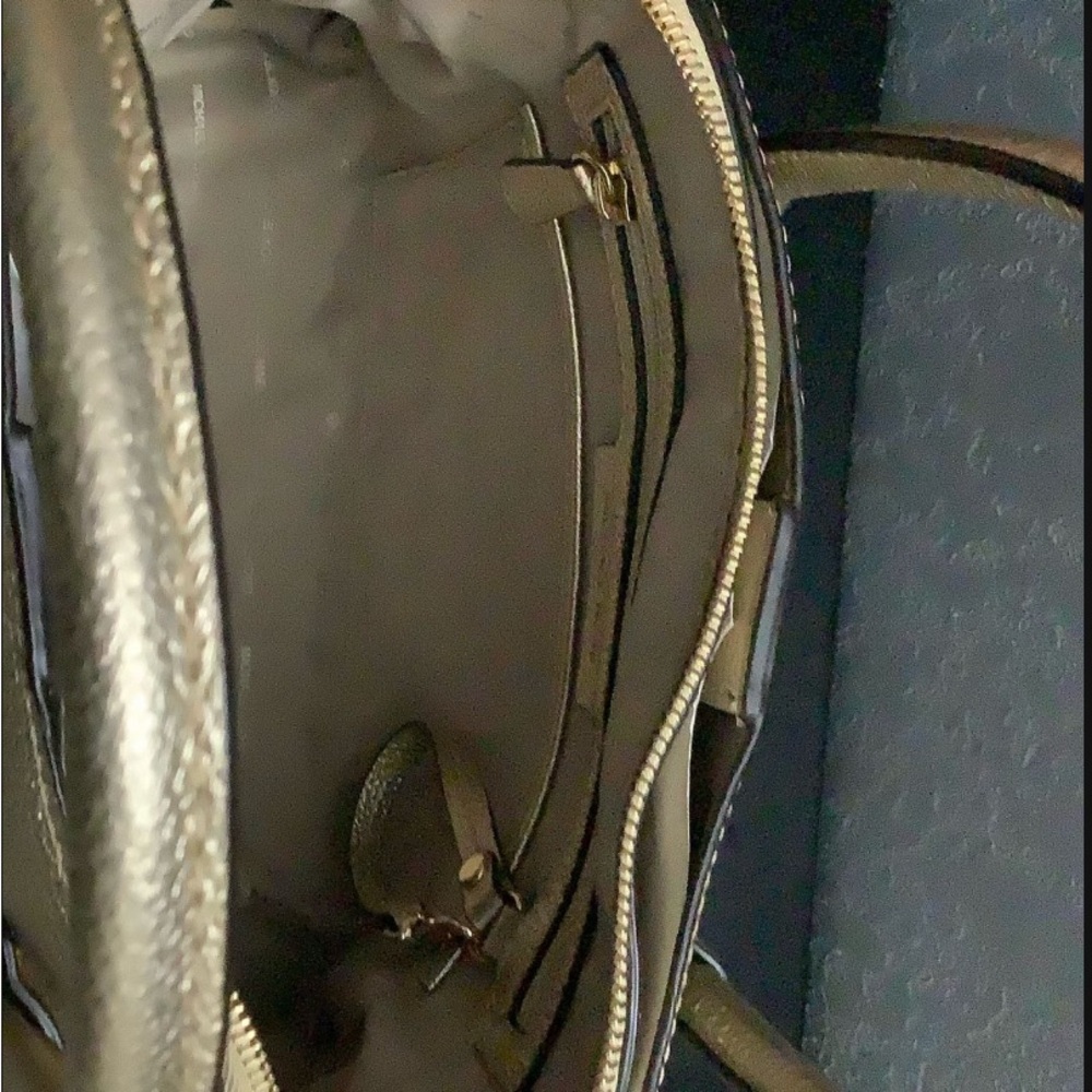 Michael Kors Metallic Gold Satchel - Picture 5 of 5